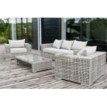  "Тито" лаунж-зона из искусственного ротанга, цвет серый, фото 3 