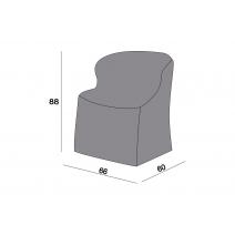  Защитный чехол на стул Милан, цвет серый, фото 2 