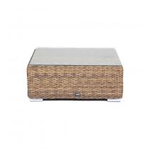  "Лунго" журнальный столик плетеный (гиацинт), цвет соломенный, фото 3 