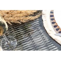  "Дольче" обеденная группа из искусственного ротанга, цвет графит, фото 16 