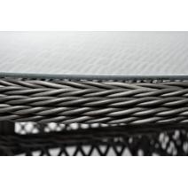  "Дольче" обеденная группа из искусственного ротанга, цвет графит, фото 27 