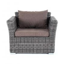  "Капучино" кресло из искусственного ротанга, цвет графит, фото 2 