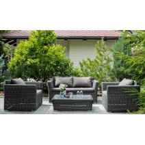  "Капучино" кресло из искусственного ротанга, цвет графит, фото 6 