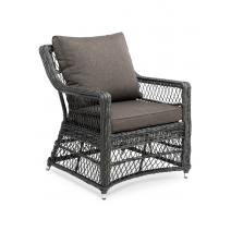  "Гранд Латте" кресло из искусственного ротанга, цвет графит, фото 3 