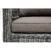  "Гранд Латте" кресло из искусственного ротанга, цвет графит, фото 6 