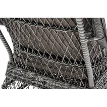  "Гранд Латте" кресло из искусственного ротанга, цвет графит, фото 10 