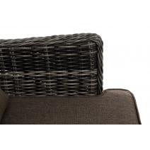  "Алиса" кофейный комплект из искусственного ротанга, цвет графит, фото 5 