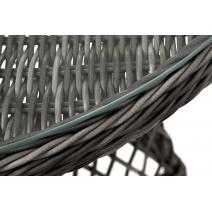  "Алиса" кофейный комплект из искусственного ротанга, цвет графит, фото 9 