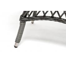  "Эспрессо" плетеный круглый стол, диаметр 80 см, цвет графит, фото 5 