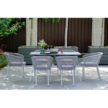  "Руссо" обеденный стол из HPL 150х80см, цвет молочный, фото 2 