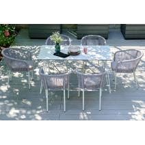  "Руссо" обеденный стол из HPL 150х80см, цвет молочный, фото 3 