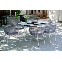  "Руссо" обеденный стол из HPL 150х80см, цвет молочный, фото 4 