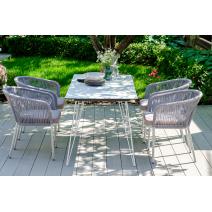  "Руссо" обеденный стол из HPL 150х80см, цвет молочный, фото 7 