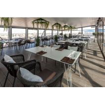  "Руссо" обеденный стол из HPL 150х80см, цвет молочный, фото 10 