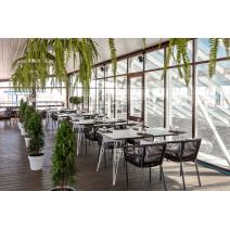  "Руссо" обеденный стол из HPL 150х80см, цвет молочный, фото 12 