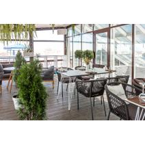  "Руссо" обеденный стол из HPL 150х80см, цвет молочный, фото 13 