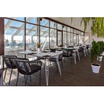  "Руссо" обеденный стол из HPL 150х80см, цвет молочный, фото 15 