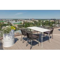  "Руссо" обеденный стол из HPL 150х80см, цвет молочный, фото 17 