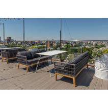  "Руссо" обеденный стол из HPL 150х80см, цвет молочный, фото 21 