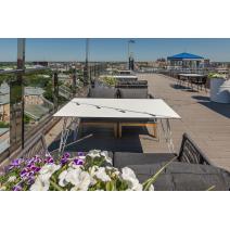  "Руссо" обеденный стол из HPL 150х80см, цвет молочный, фото 22 