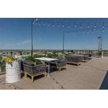  "Руссо" обеденный стол из HPL 150х80см, цвет молочный, фото 24 