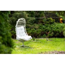  "Севилья" кресло-кокон из искусственного ротанга, цвет светло-серый, фото 2 