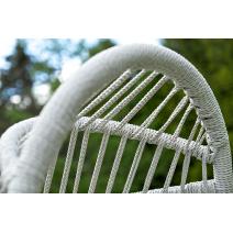  "Севилья" кресло-кокон из искусственного ротанга, цвет светло-серый, фото 3 