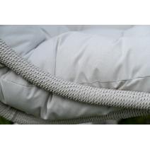  "Севилья" кресло-кокон из искусственного ротанга, цвет светло-серый, фото 8 