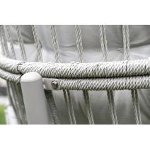  "Севилья" кресло-кокон из искусственного ротанга, цвет светло-серый, фото 10 