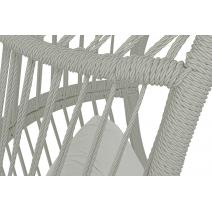  "Севилья" кресло-кокон из искусственного ротанга, цвет светло-серый, фото 15 