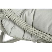  "Севилья" кресло-кокон из искусственного ротанга, цвет светло-серый, фото 16 