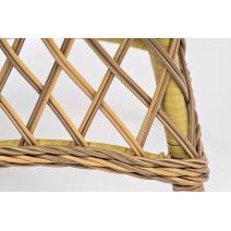  "Эспрессо" плетеный круглый стол, диаметр 80 см, цвет соломенный, фото 6 