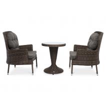  "Алиса" кофейный комплект из искусственного ротанга, цвет коричневый, фото 2 