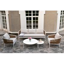  "Тоскана" лаунж-зона из искусственного ротанга, цвет соломенный, фото 2 