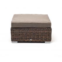  "Лунго" плетеная оттоманка с подушкой (гиацинт), цвет коричневый, фото 2 