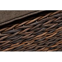  "Лунго" плетеная оттоманка с подушкой (гиацинт), цвет коричневый, фото 7 