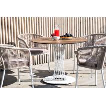  "Диего" обеденная группа на 4 персоны, круглый стол "дуб", цвет бежевый, фото 5 