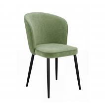  Стул DikLine 347 P10/L08 зеленый, ножки черные, фото 1 