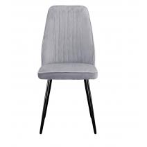  Стул DikLine 327 поворотный B22 GREY, ножки черные, фото 4 