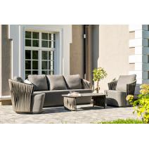  "Флоренция" лаунж-зона из искусственного ротанга, цвет графит, фото 2 