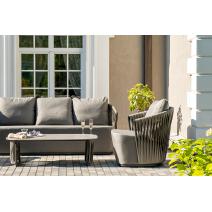  "Флоренция" лаунж-зона из искусственного ротанга, цвет графит, фото 9 