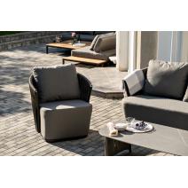  "Флоренция" лаунж-зона из искусственного ротанга, цвет графит, фото 34 