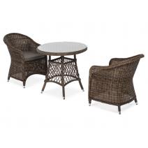  "Эспрессо–80 R" обеденная группа плетеная, цвет коричневый, фото 1 