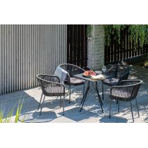  "Конте" интерьерный стол из HPL 70x70см, цвет "серый гранит", фото 9 