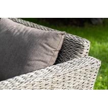  "Капучино" кресло из искусственного ротанга (гиацинт), цвет серый, фото 10 