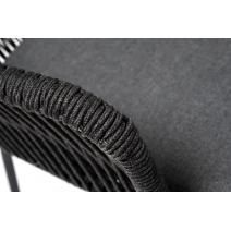  "Лион" обеденная группа на 4 персоны со стульями "Лион" темно-серый, круглый стол "серый гранит", фото 6 