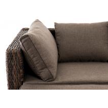  "Лунго" трансформирующаяся лаунж-зона из искусственного ротанга (гиацинт), цвет коричневый, фото 8 