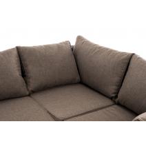  "Лунго" трансформирующаяся лаунж-зона из искусственного ротанга (гиацинт), цвет коричневый, фото 11 