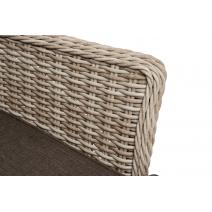  "Алиса" кресло плетеное, цвет бежевый с подушками, фото 4 