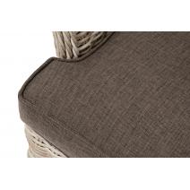  "Алиса" кресло плетеное, цвет бежевый с подушками, фото 6 